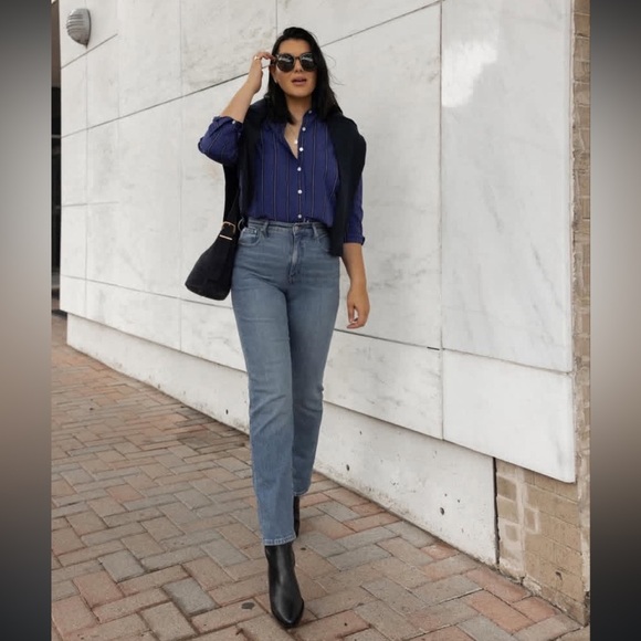 Quince 100% Mongolian Cashmere Turtleneck Sweater Sz XS Navy NEW - Picture 3 of 5